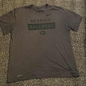 Gray Nike Georgia bulldogs T-shirt size XXL